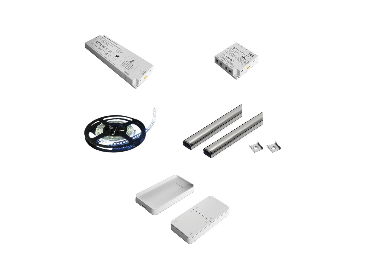 Valoprofiili/-nauha Savo Tudo Sarja 5m Iled Musta