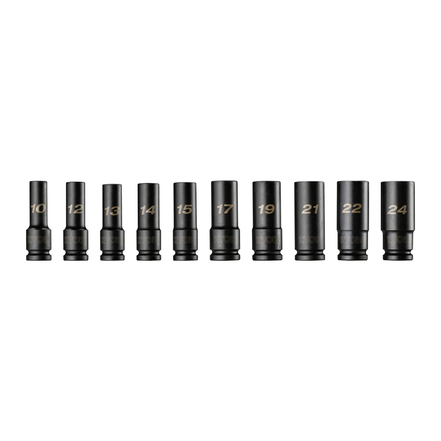 Iskuhylsysarja Ryobi RHDIS10PC 1/2" 10-osainen