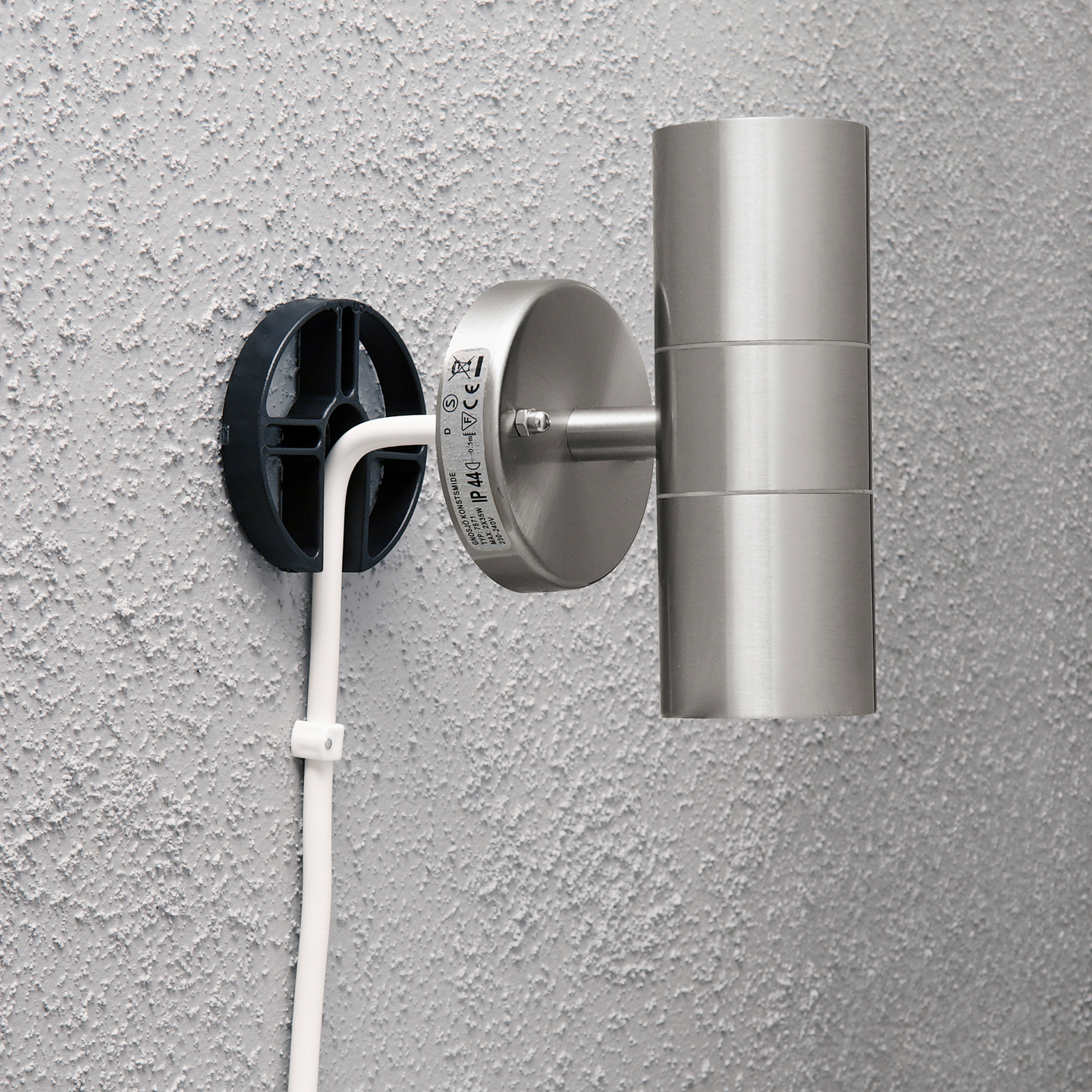 Asennuspohja Konstmide pintakaapelointi 449-750 musta