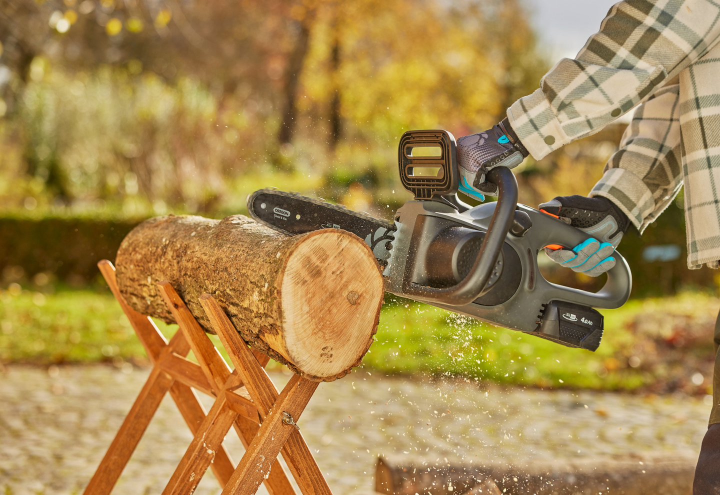 Akkusaha GARDENA PowerSaw 250/18V P4A Set