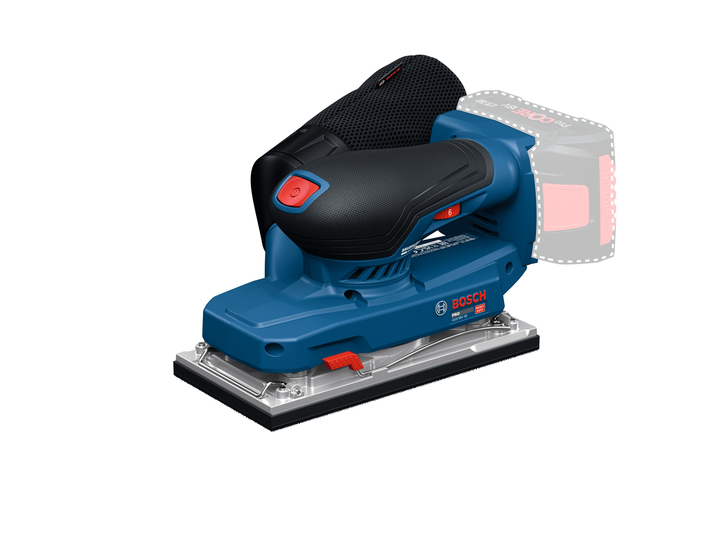 Akkutasohiomakone Bosch GSS18V-18 Solo