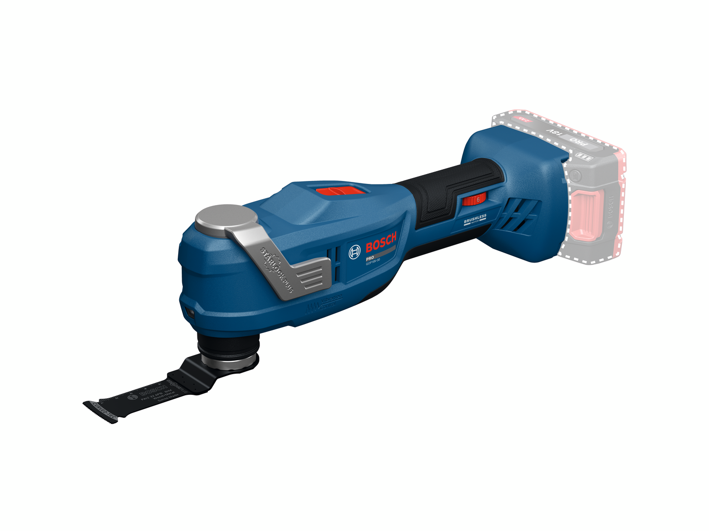 Akkumonitoimityökalu Bosch GOP18V-30 Solo