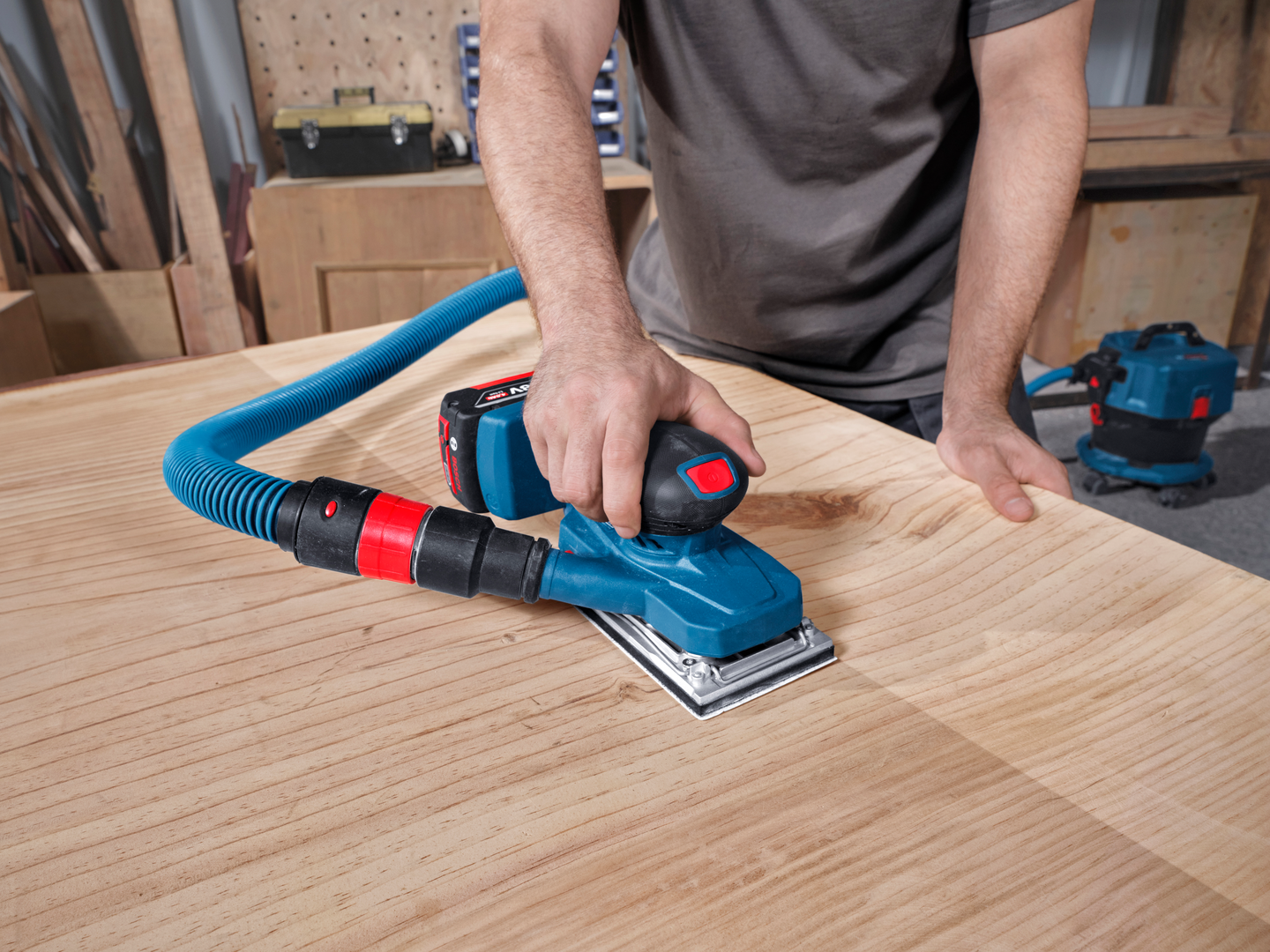 Akkutasohiomakone Bosch GSS18V-18 Solo