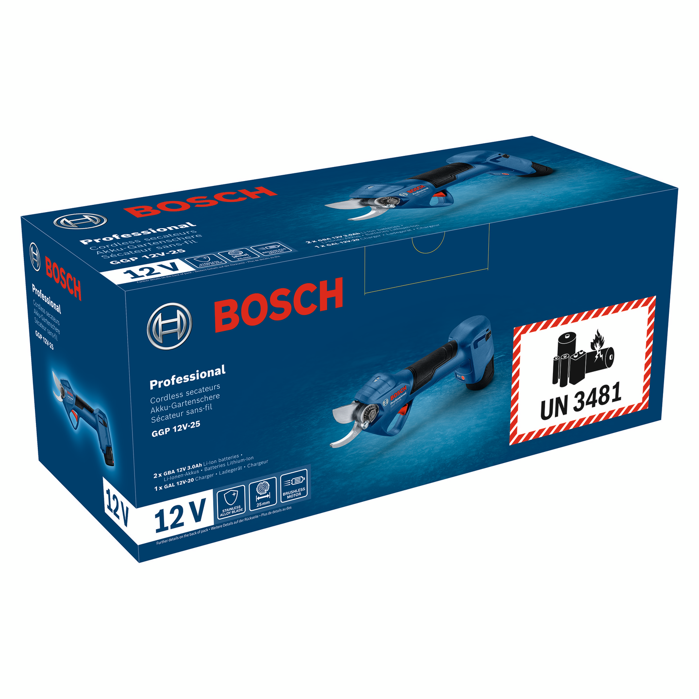 Akkuoksasakset Bosch GGP 12V-25 Solo