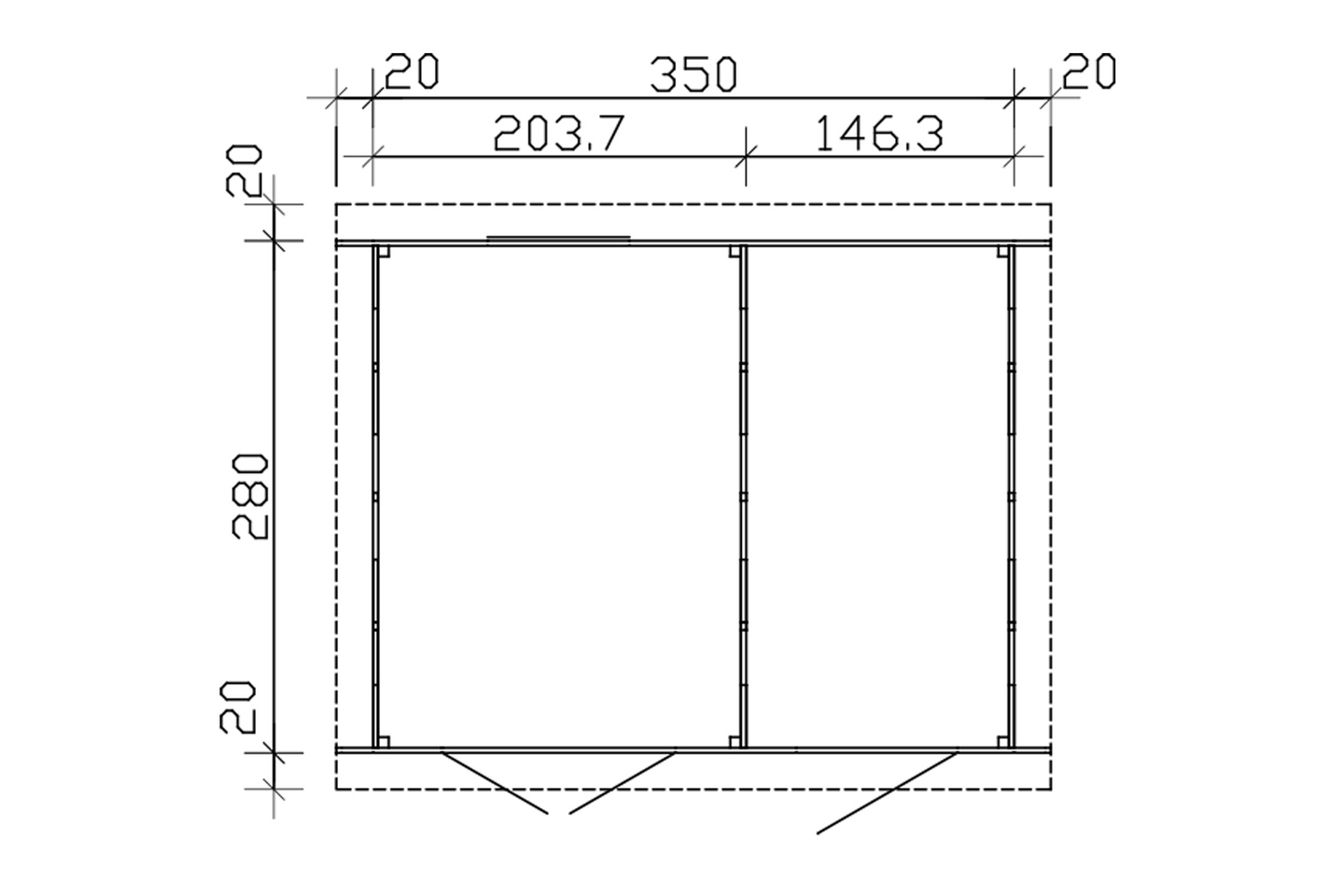 Aittavarasto Cello Ludvika 9,8m2