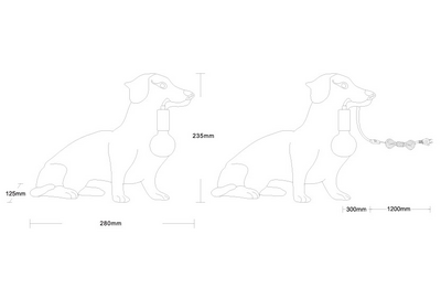 Pöytävalaisin TRIO Rudi E14 musta