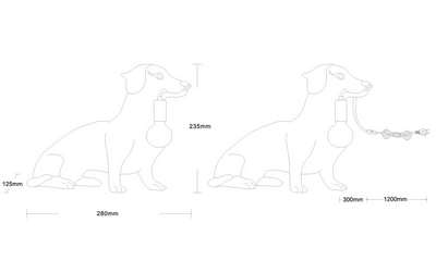 Pöytävalaisin TRIO Rudi E14 kulta