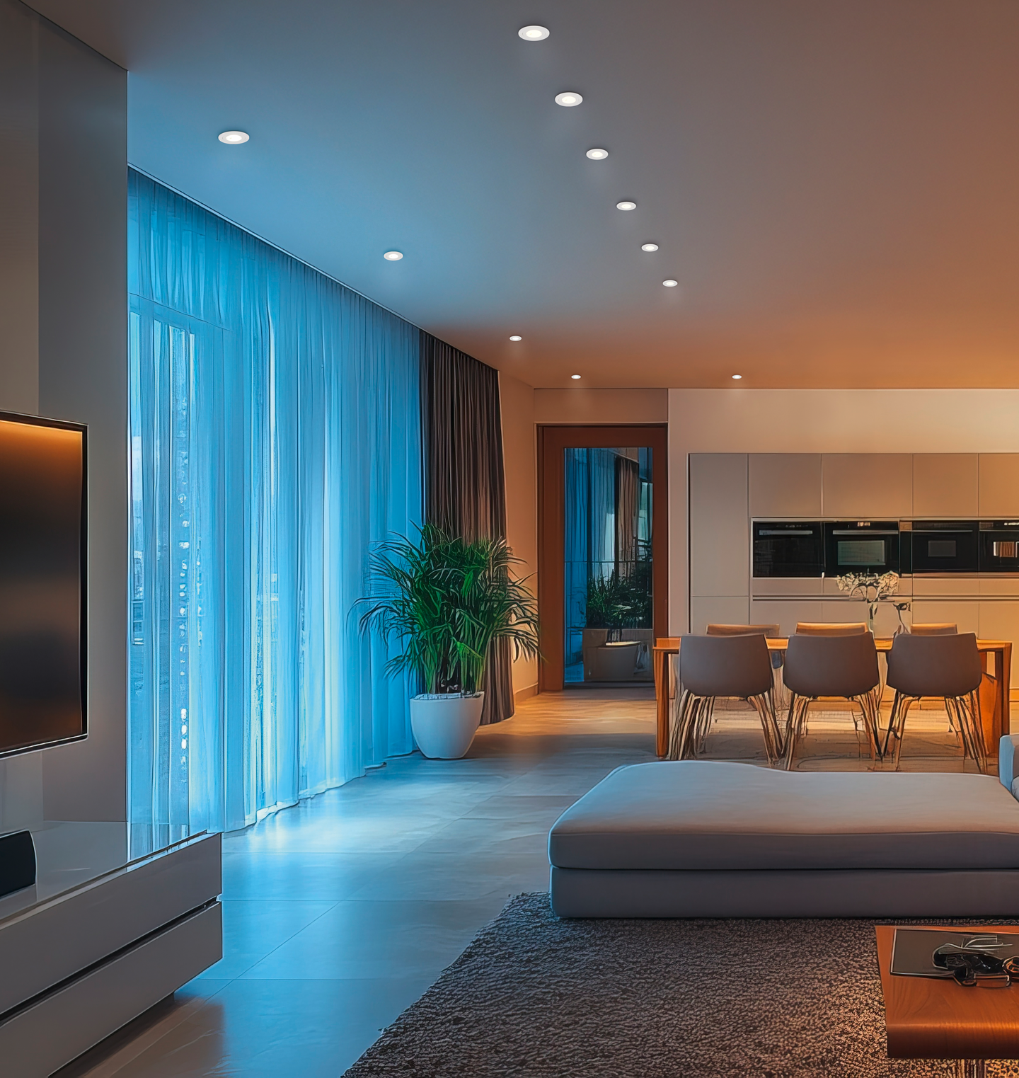 Uppospotti TRIO Lamont led 6,5W 650lm mattavalkoinen