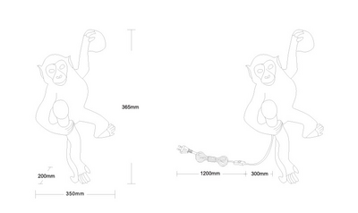 Seinävalaisin TRIO Louy E27 musta