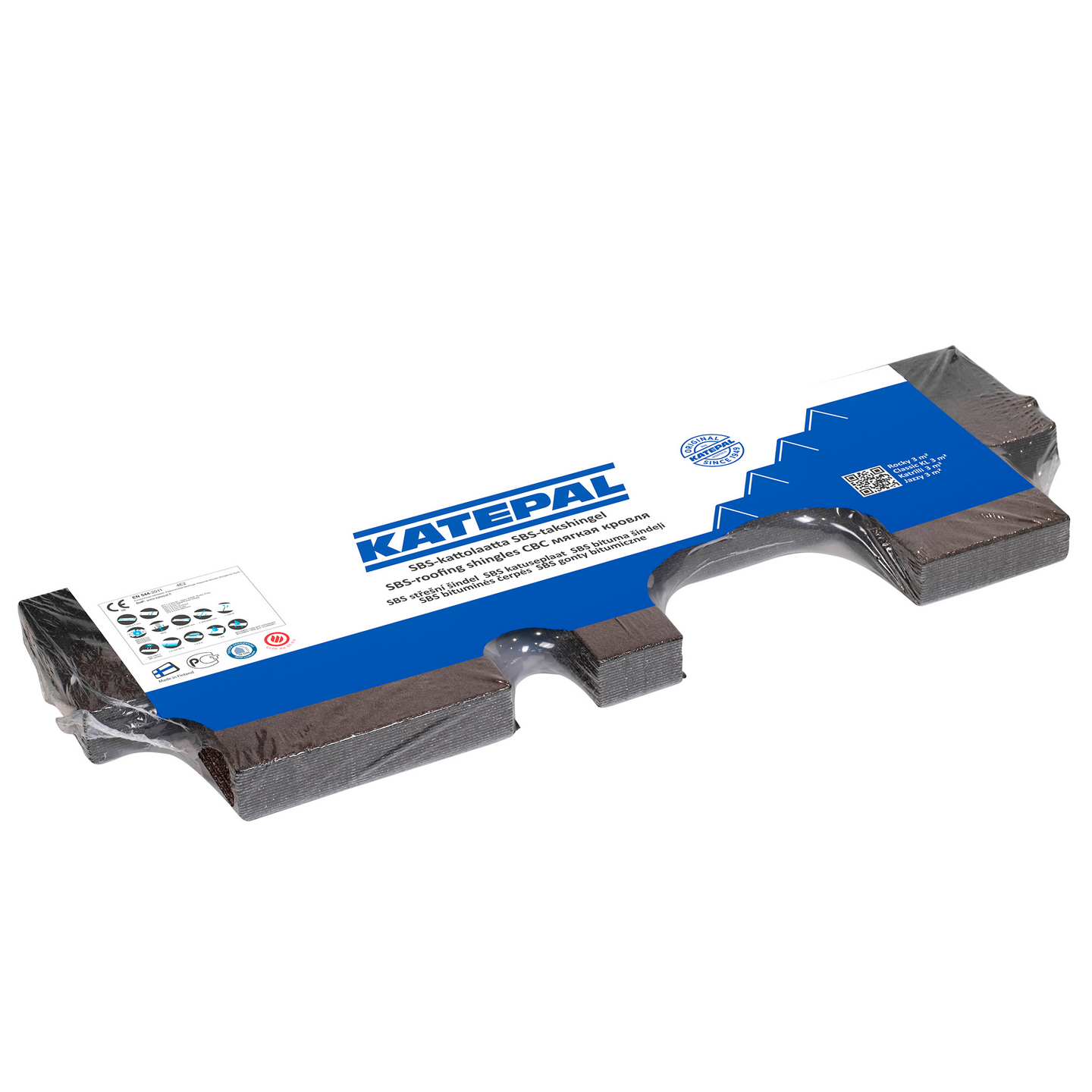 Kattolaatta Katepal Rocky graniitinpunainen 3m²