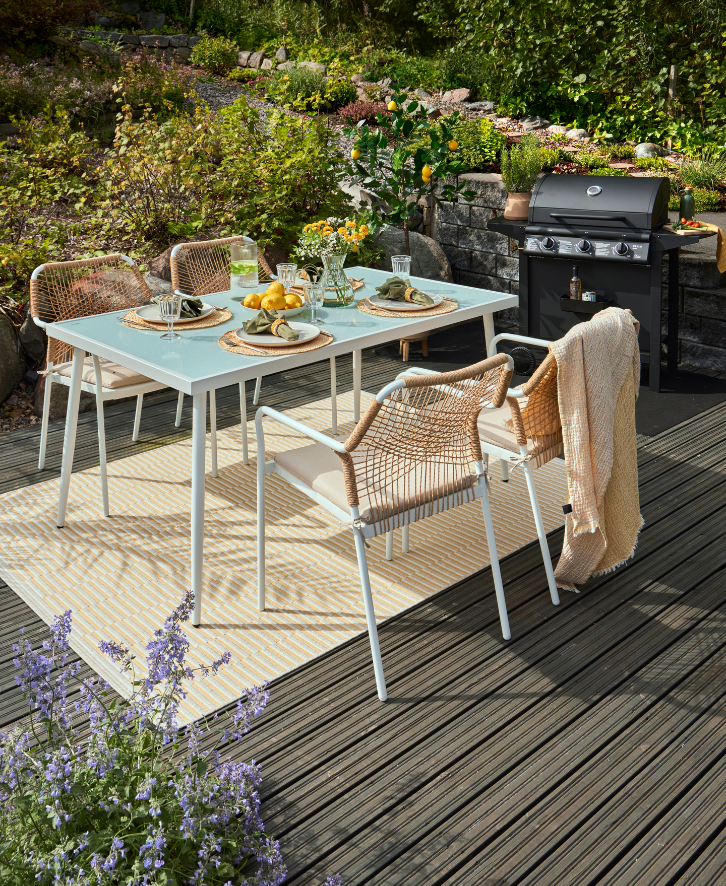 MATBORD CELLO TOSCANA 150X90X75CM