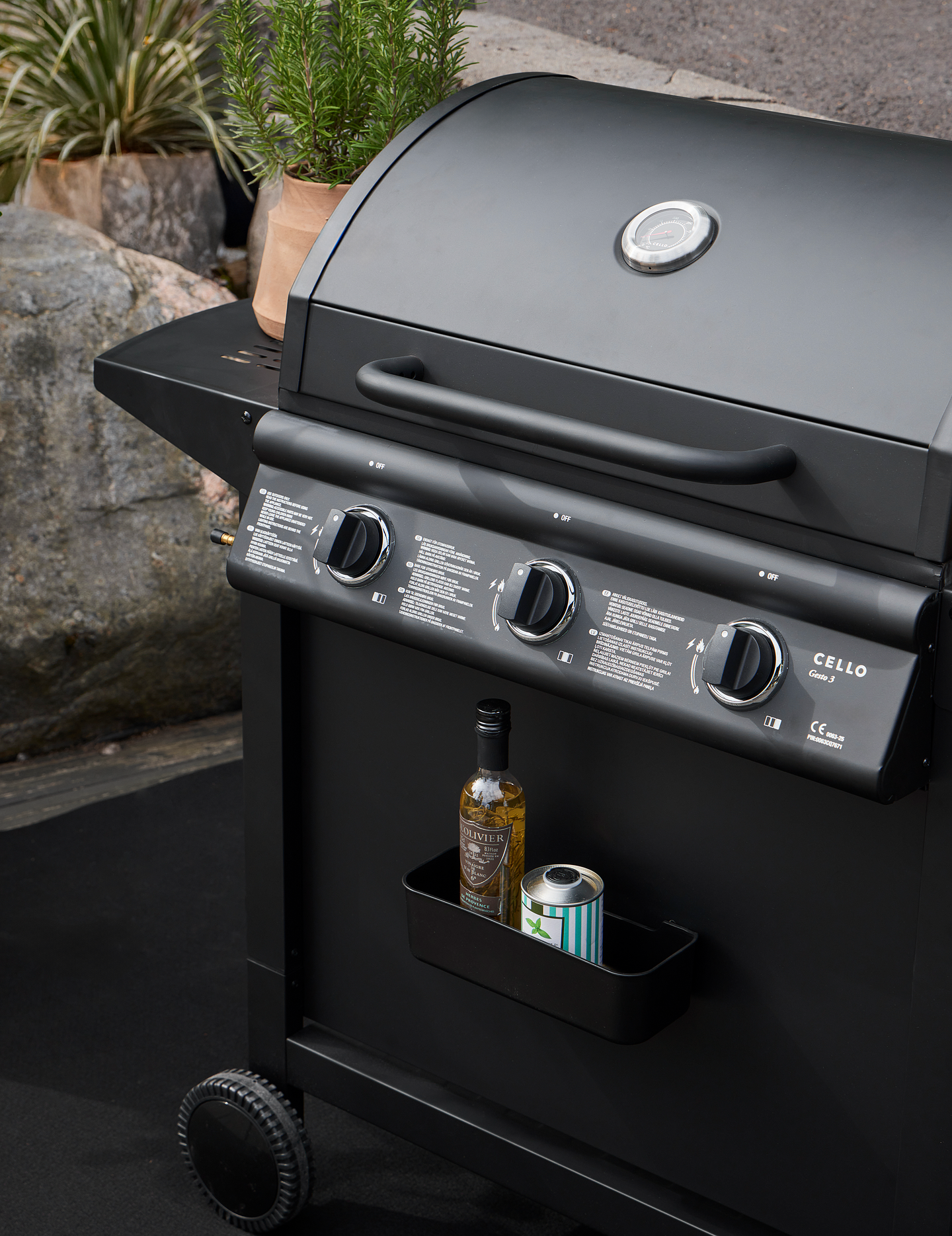 Kaasugrilli Cello Gesto 3