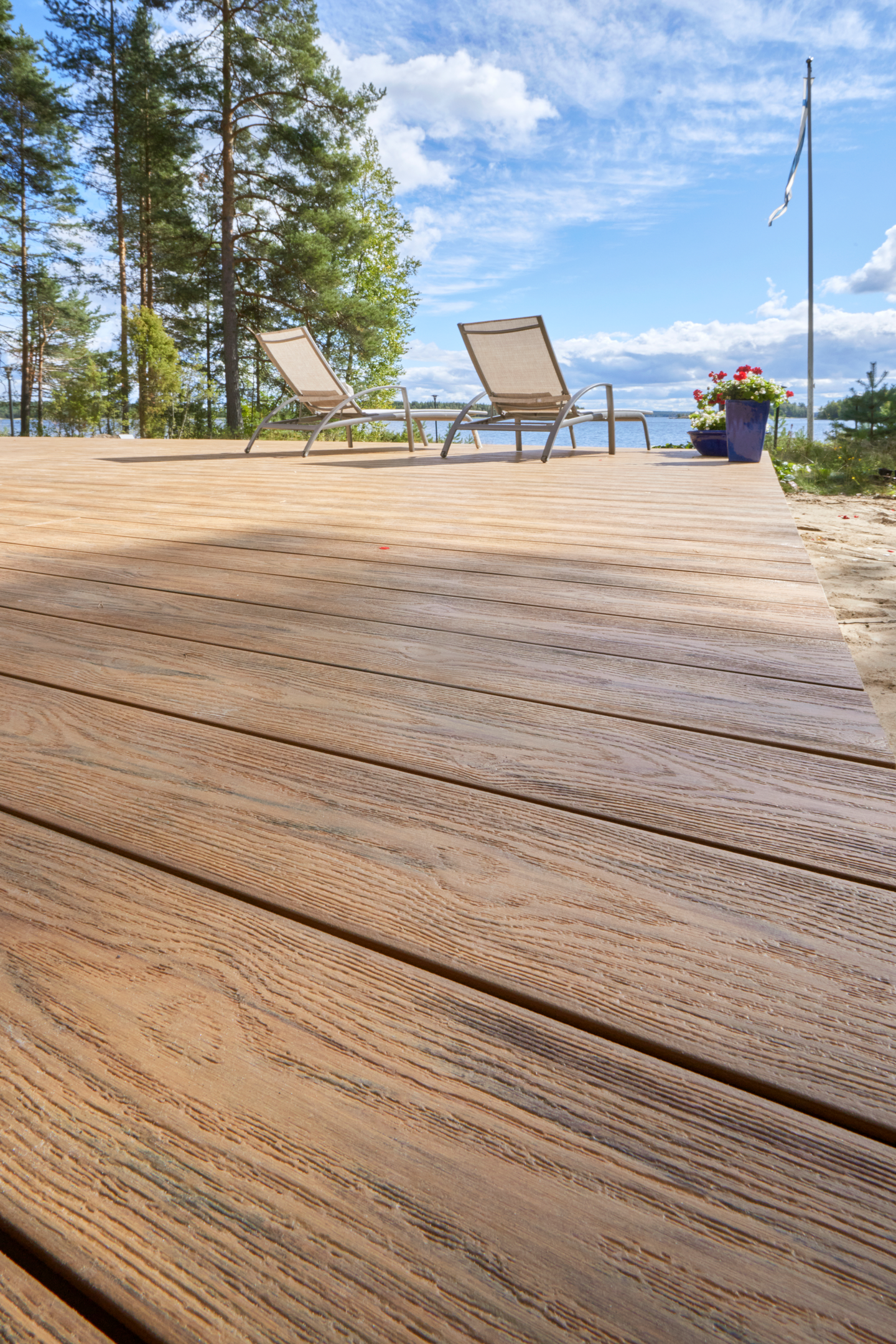 Aurinkotuoli Cello Comfy beige