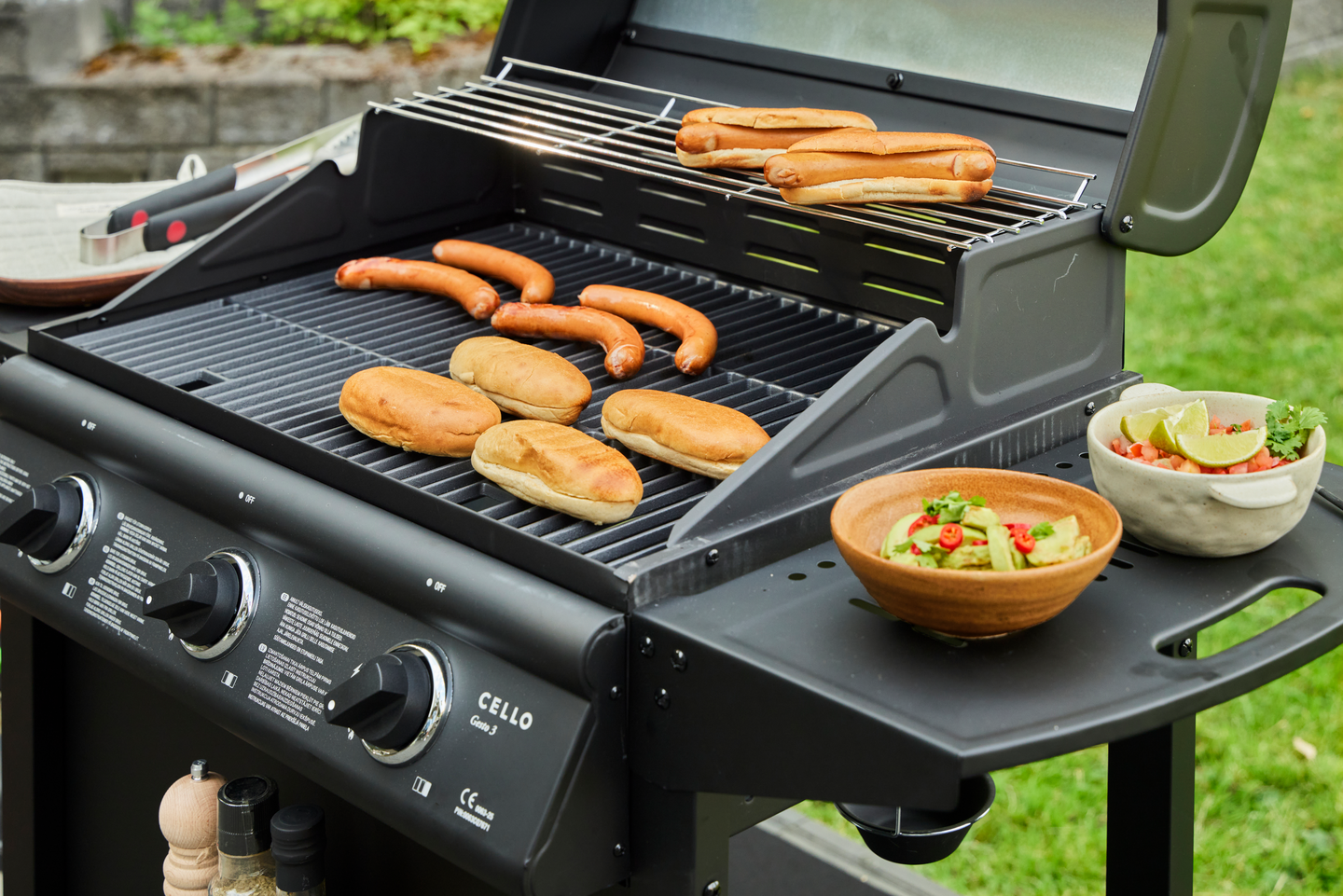 Kaasugrilli Cello Gesto 3