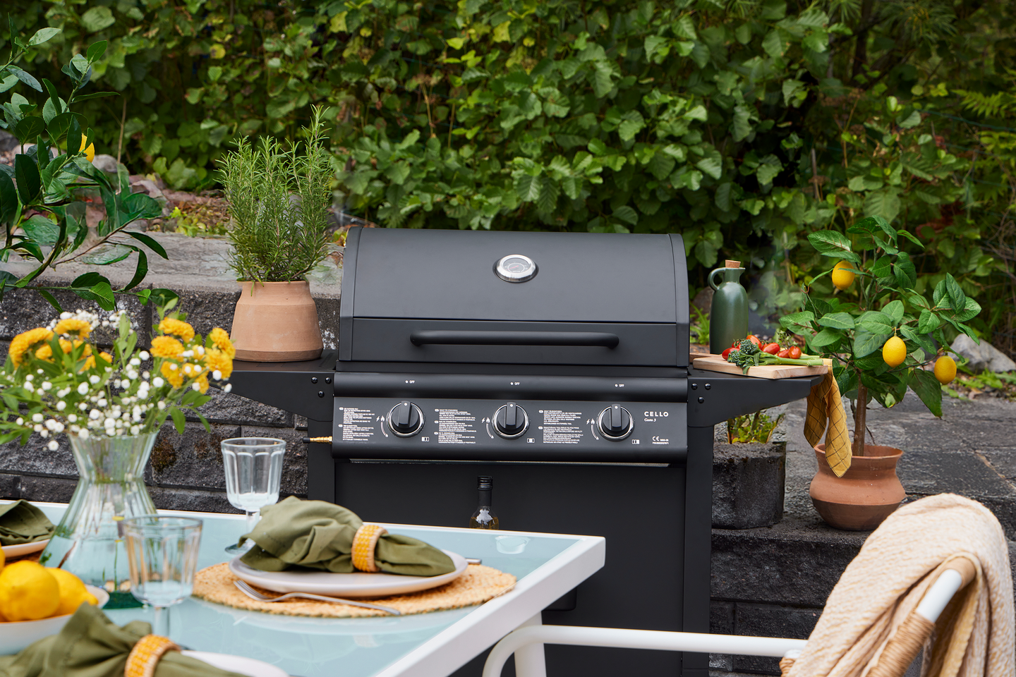 Kaasugrilli Cello Gesto 3