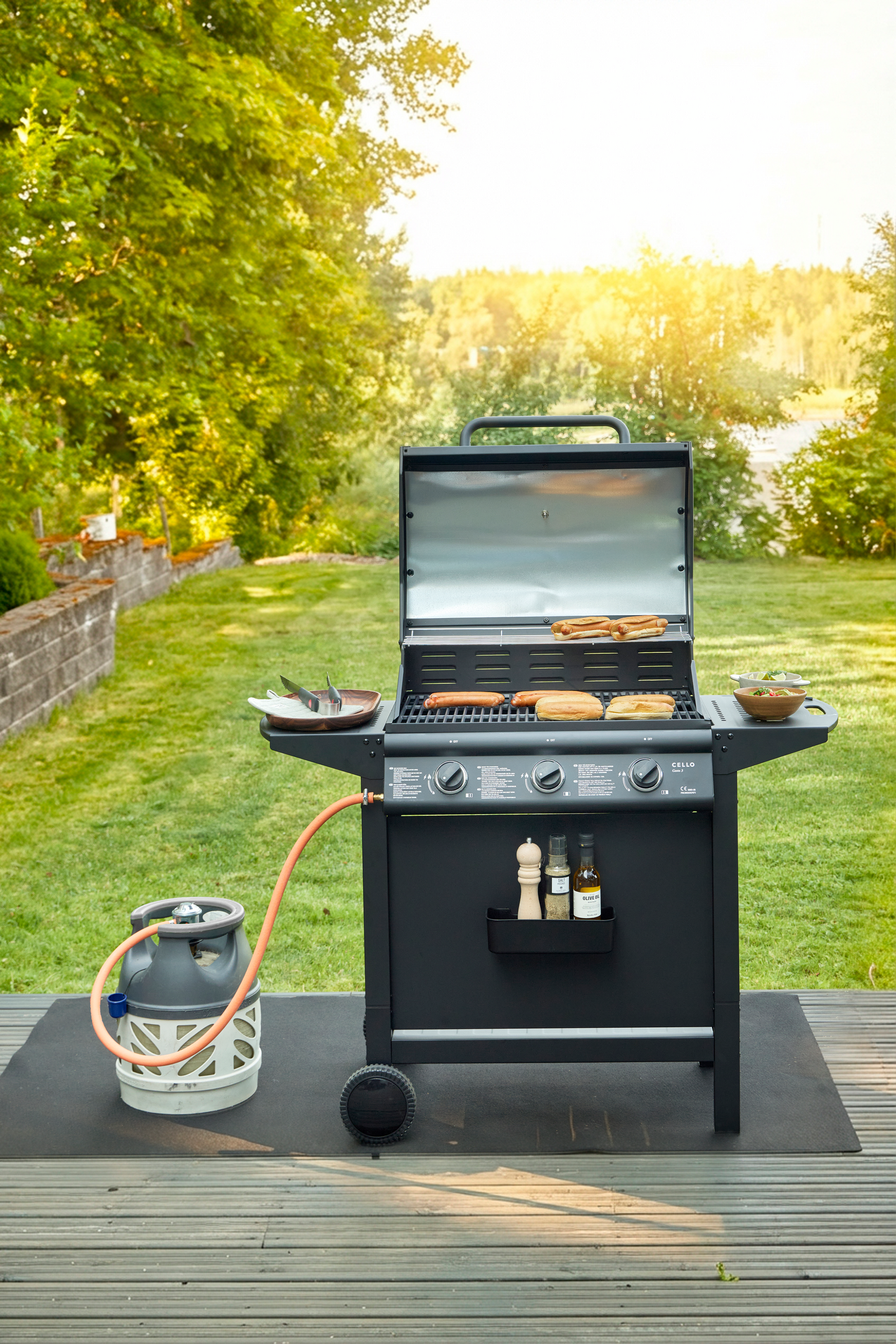 Kaasugrilli Cello Gesto 3