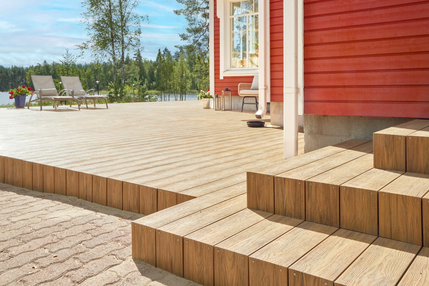 Komposiittiterassilauta Cello 22x140x3850 Midnight Sun 2-puoleinen G3/GA