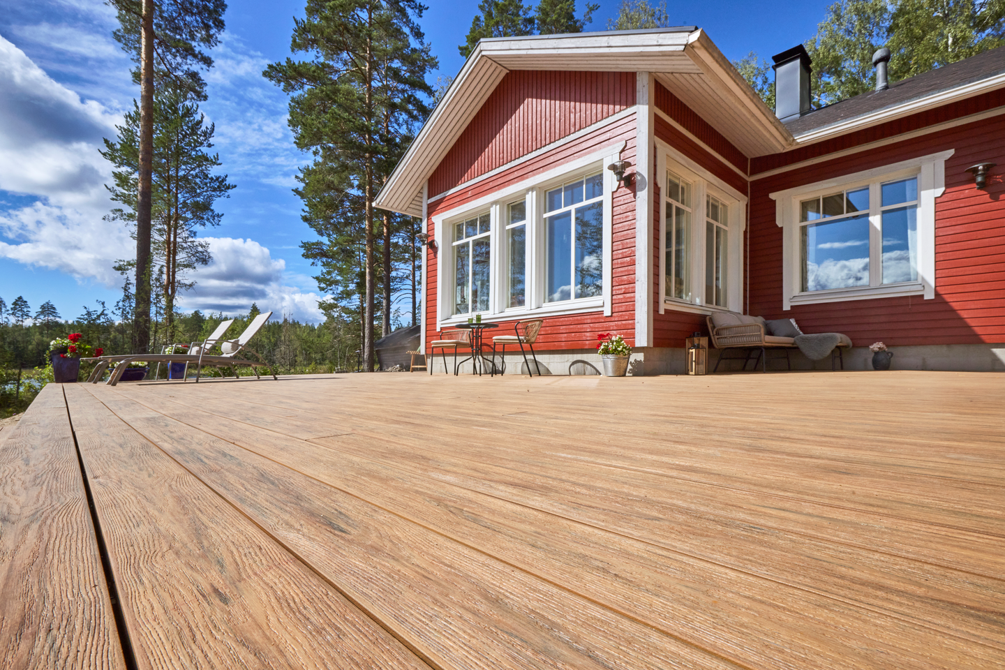 Komposiittiterassilauta Cello 22x140x3850 Midnight Sun 2-puoleinen G3/GA