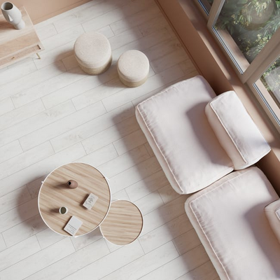 Laminaatti Egger 8/33 Oak Varnished White H1006