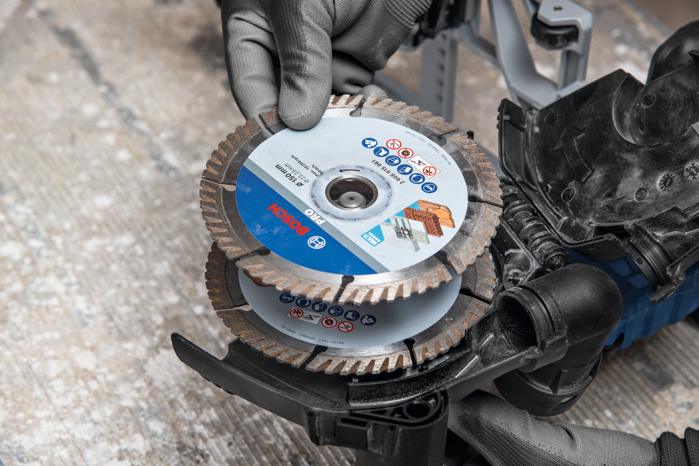 Roilojyrsin Bosch GNF18V-40 Solo L-Boxx