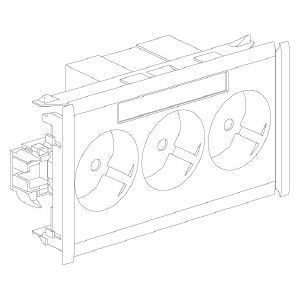 Kanavapistorasia Schneider Pika CYB-PS 3-osainen valkoinen