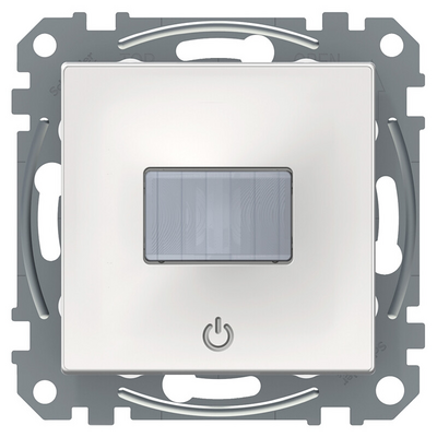 Liiketunnistin Schneider Exxact 160astetta painikkeella 10a valkoinen