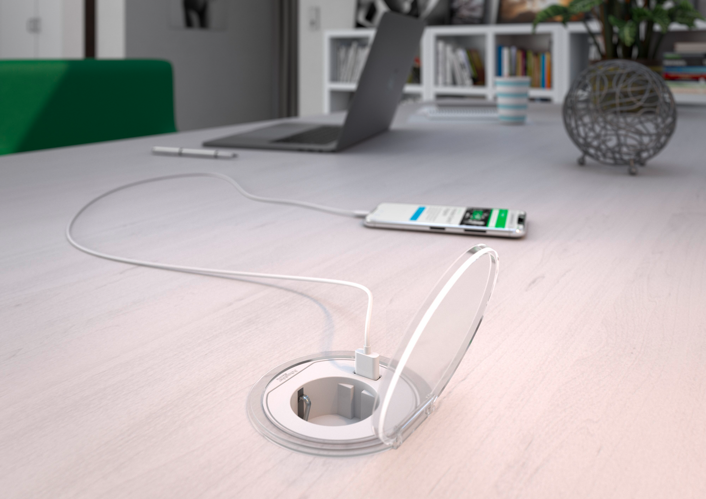 Pistorasiapaneeli Schneider Electric Unica System+ XS Schuko+USB A valkoinen