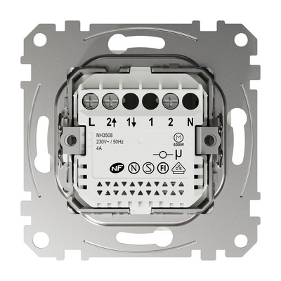 Wiser Exxact valonsäädin Schneider Electric näppäimillä Valkoinen