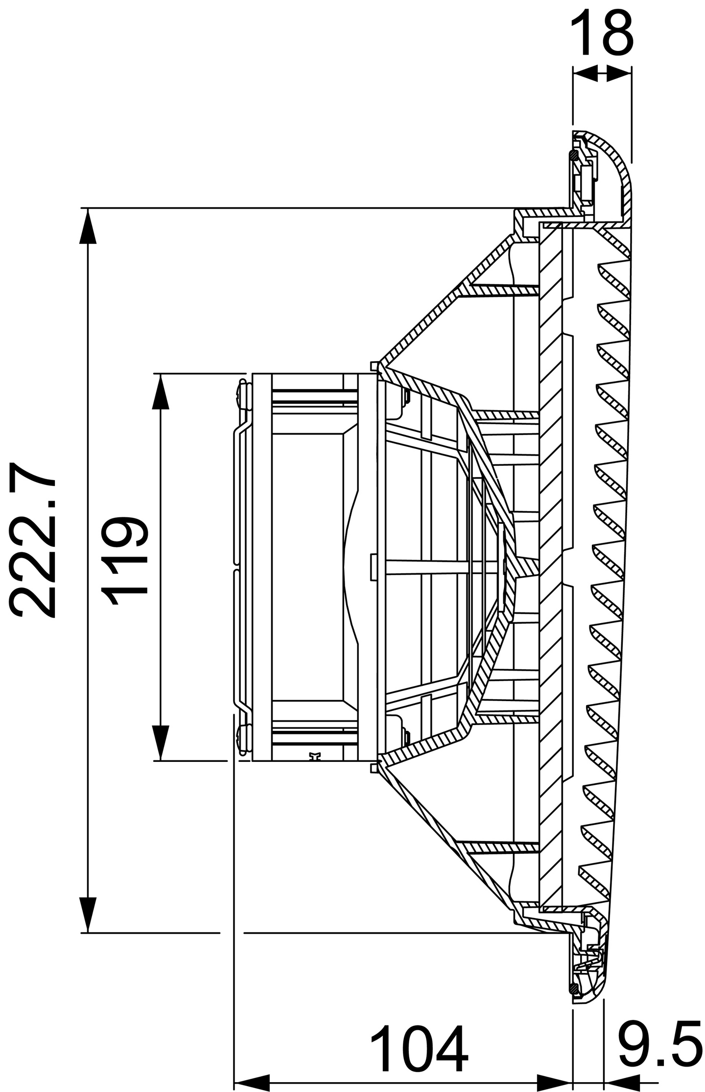 Tuuletin Schneider Electric suodatintuuletin 165m3/h 230v