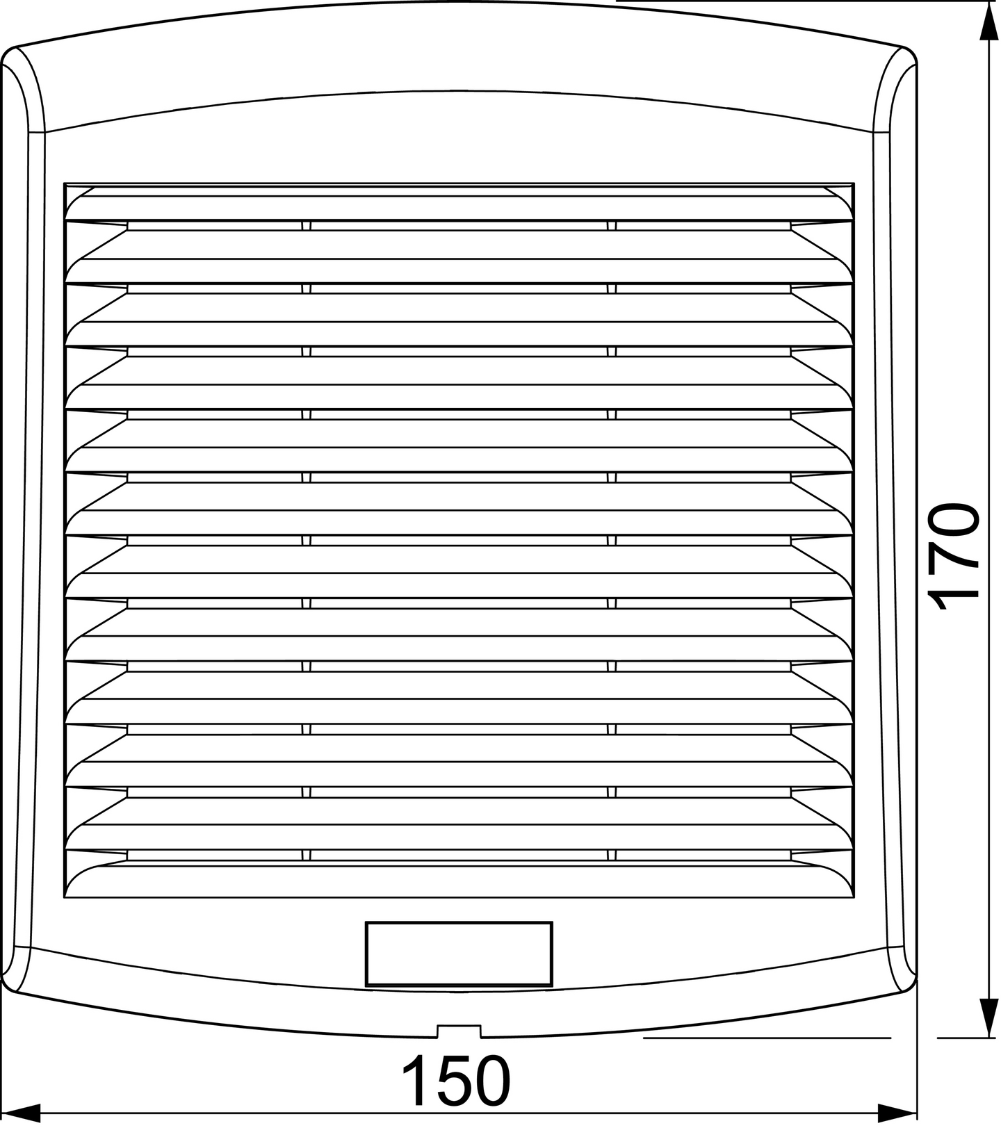 Tuuletin Schneider Electric suodatintuuletin 85m3/h 230V