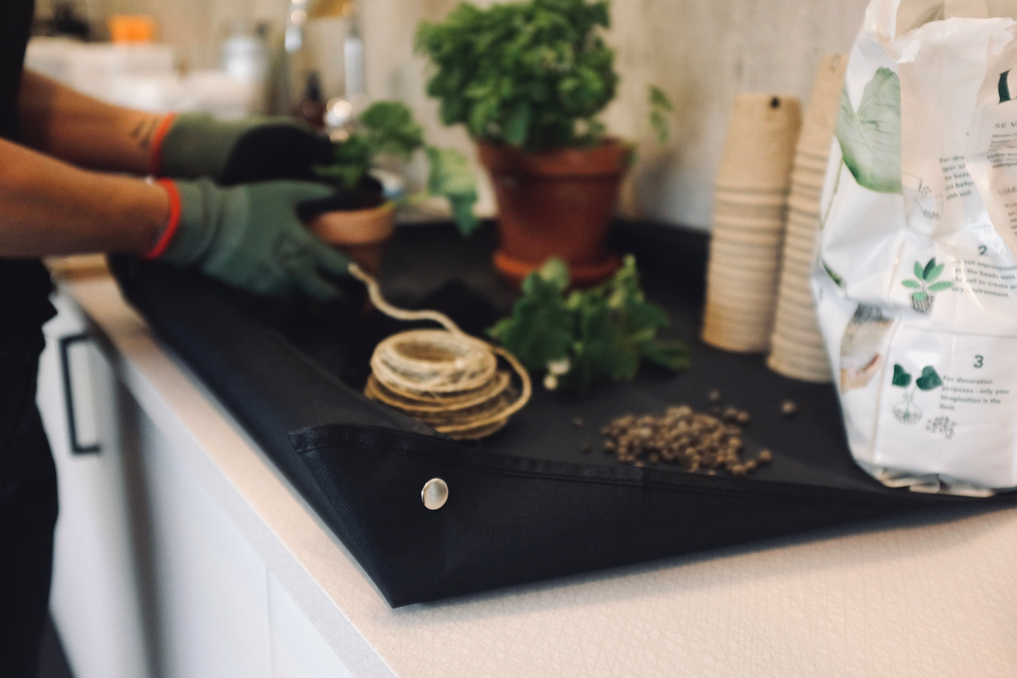 Istutusmatto puutarhaan 75x75cm