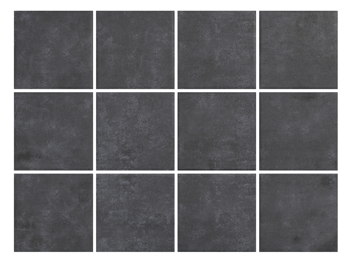 Lattialaatta Cello Canvas 9,7x9,7 musta R10B 1,44m²