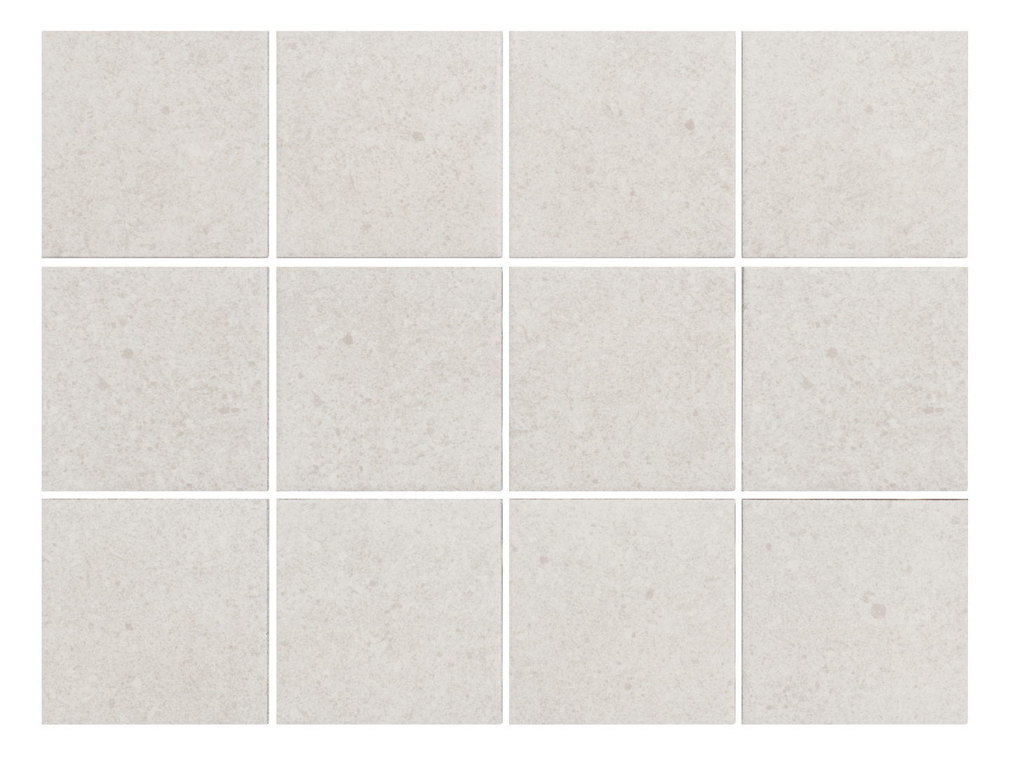 Lattialaatta Cello Uma 9,7x9,7 valkoinen R10B PK 1,44m²