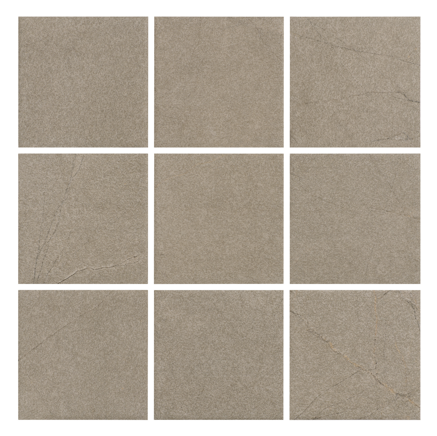 Lattialaatta Cello Magma 10x10 Clay R10B 1m²