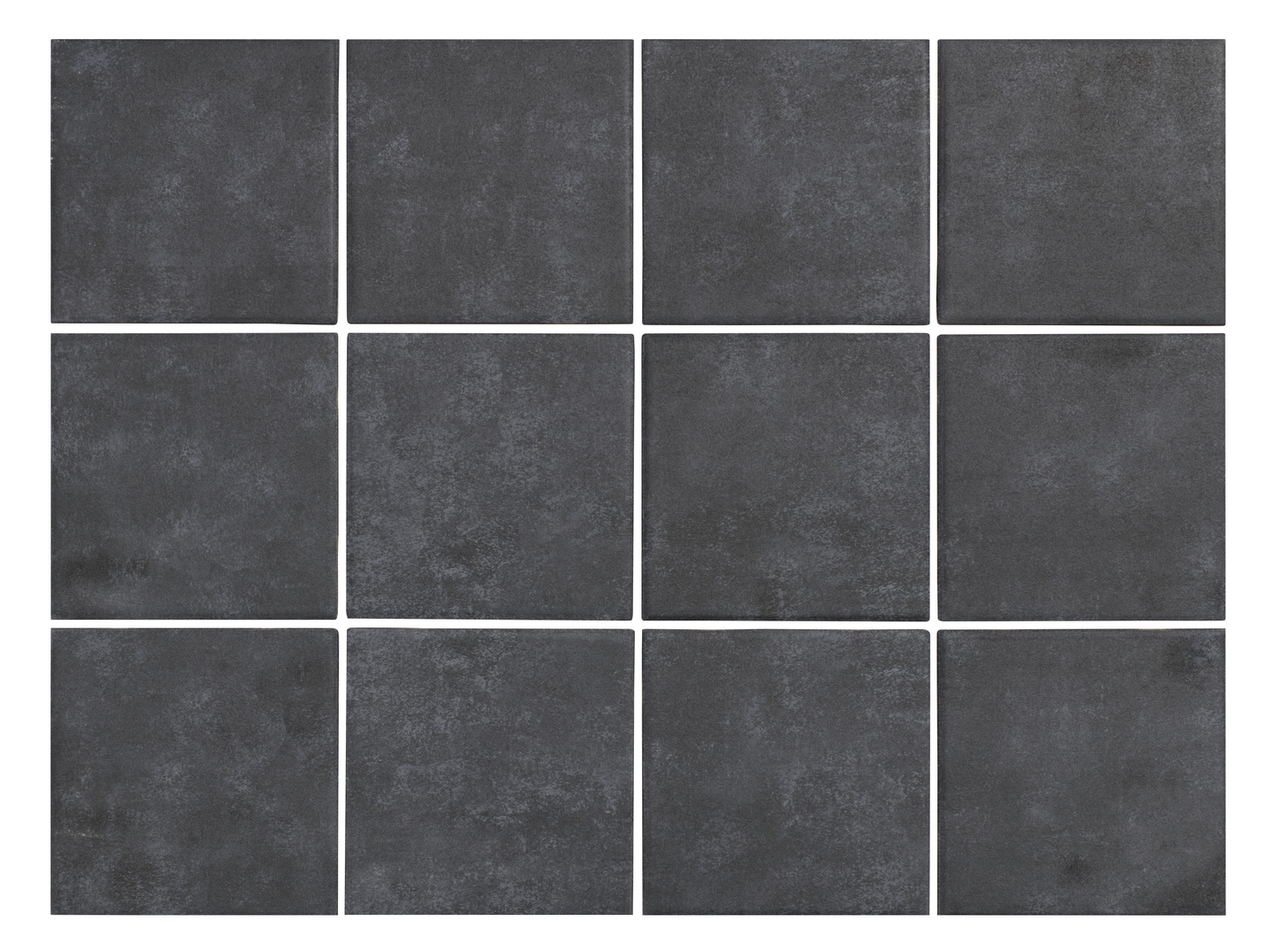 Lattialaatta Cello Canvas 9,7x9,7 musta R10B 1,44m²