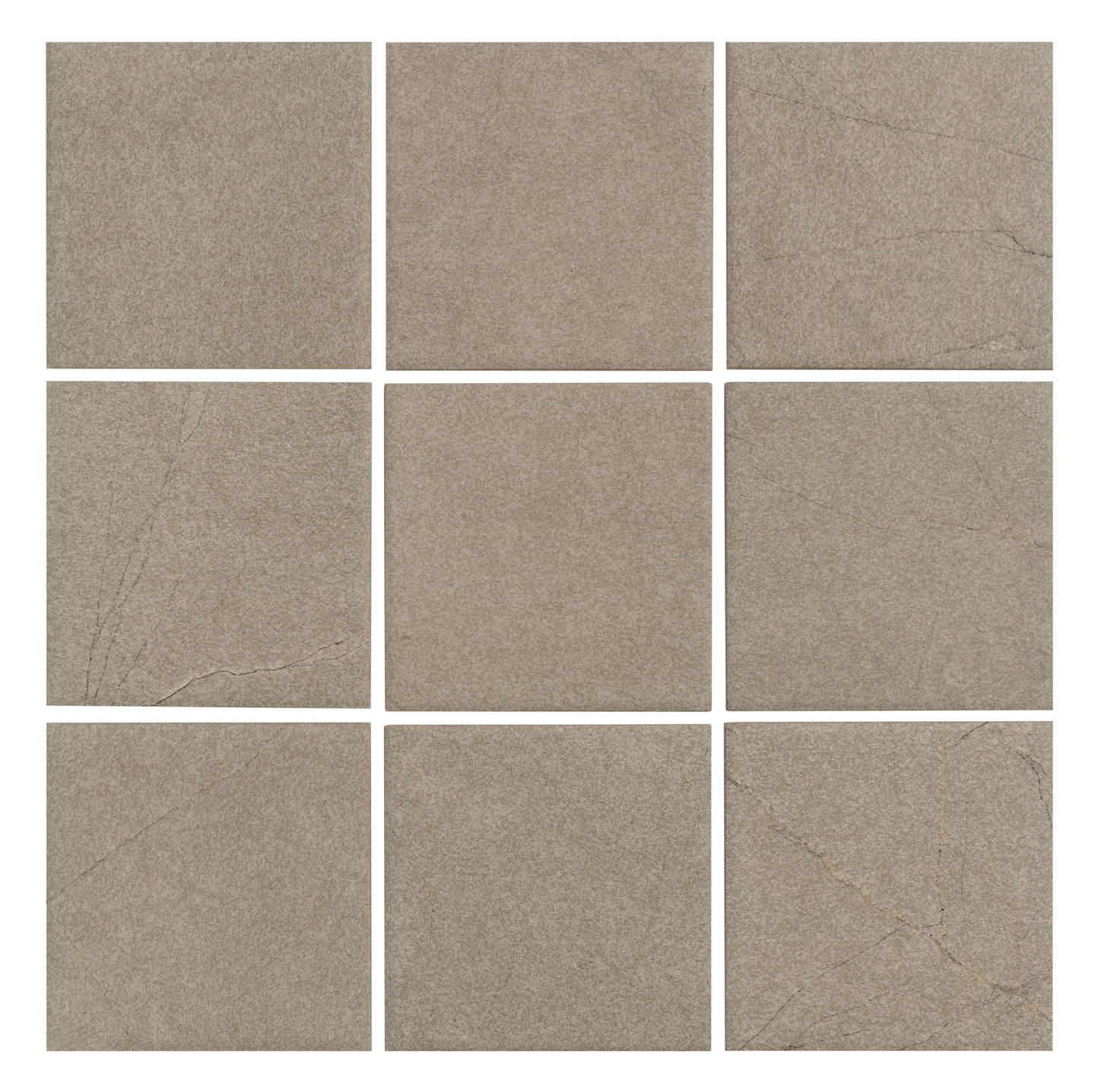 Lattialaatta Cello Magma 10x10 Clay R10B 1m²