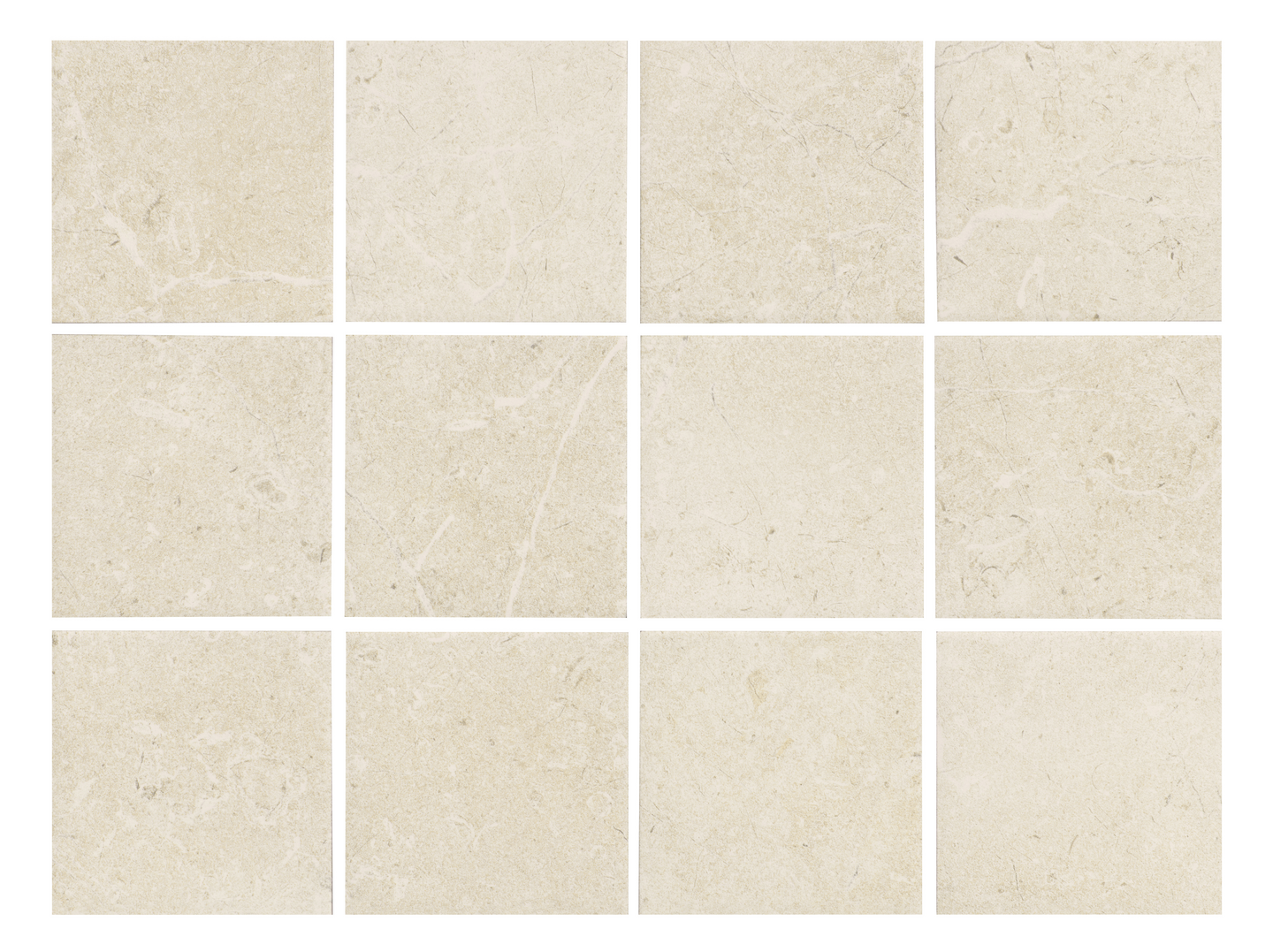 Lattialaatta Limestone 10x10 Ivory 0,96m²