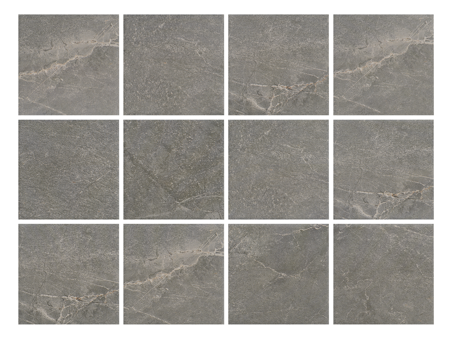 Lattialaatta Cello Veinstone 10x10 harmaa PK R10B 1,44m²