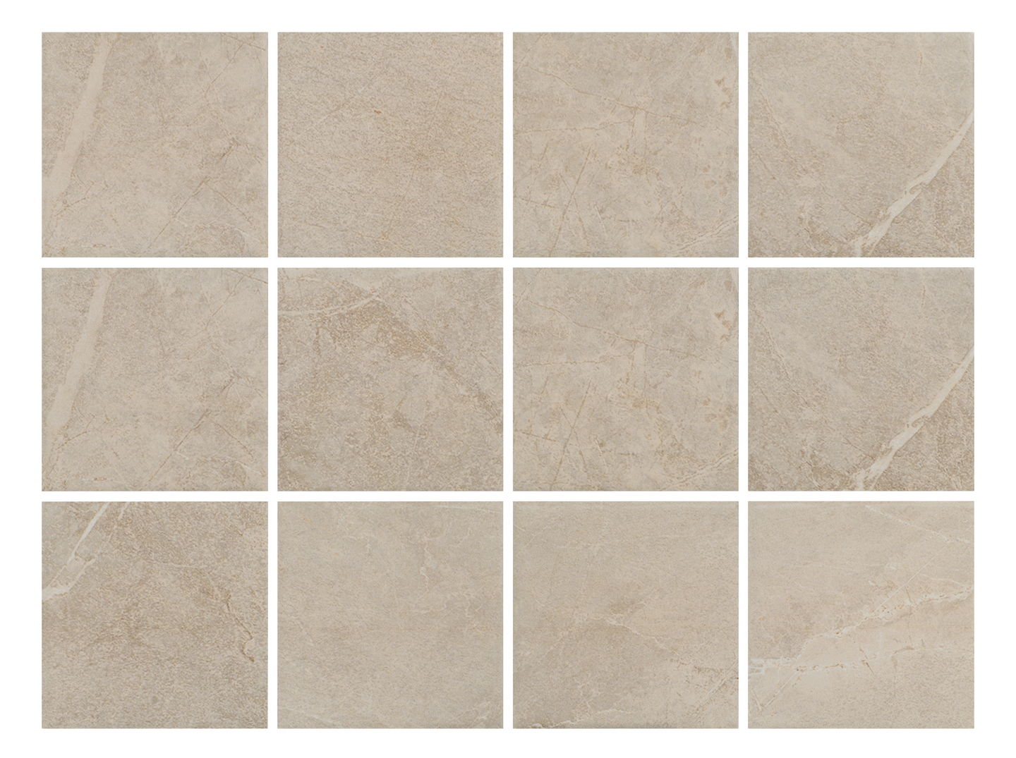 Lattialaatta Cello Veinstone 10x10 hiekka PK R10B 1,44m²