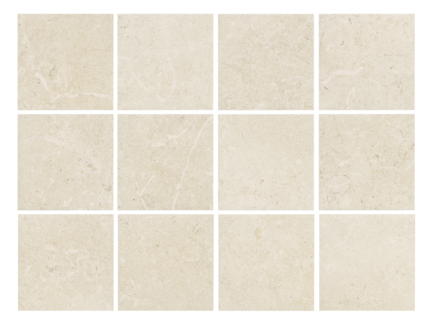 Lattialaatta Limestone 10x10 Ivory 0,96m²
