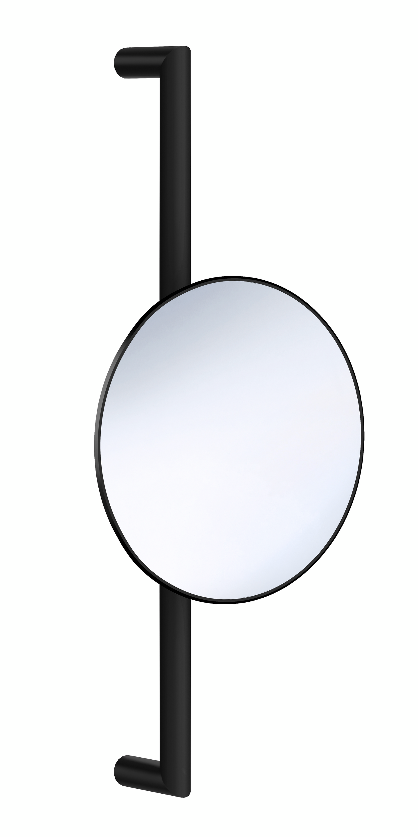 Meikkipeili tangossa säädettävä korkeus  Smedbo Outline FB493 mattamusta. X7