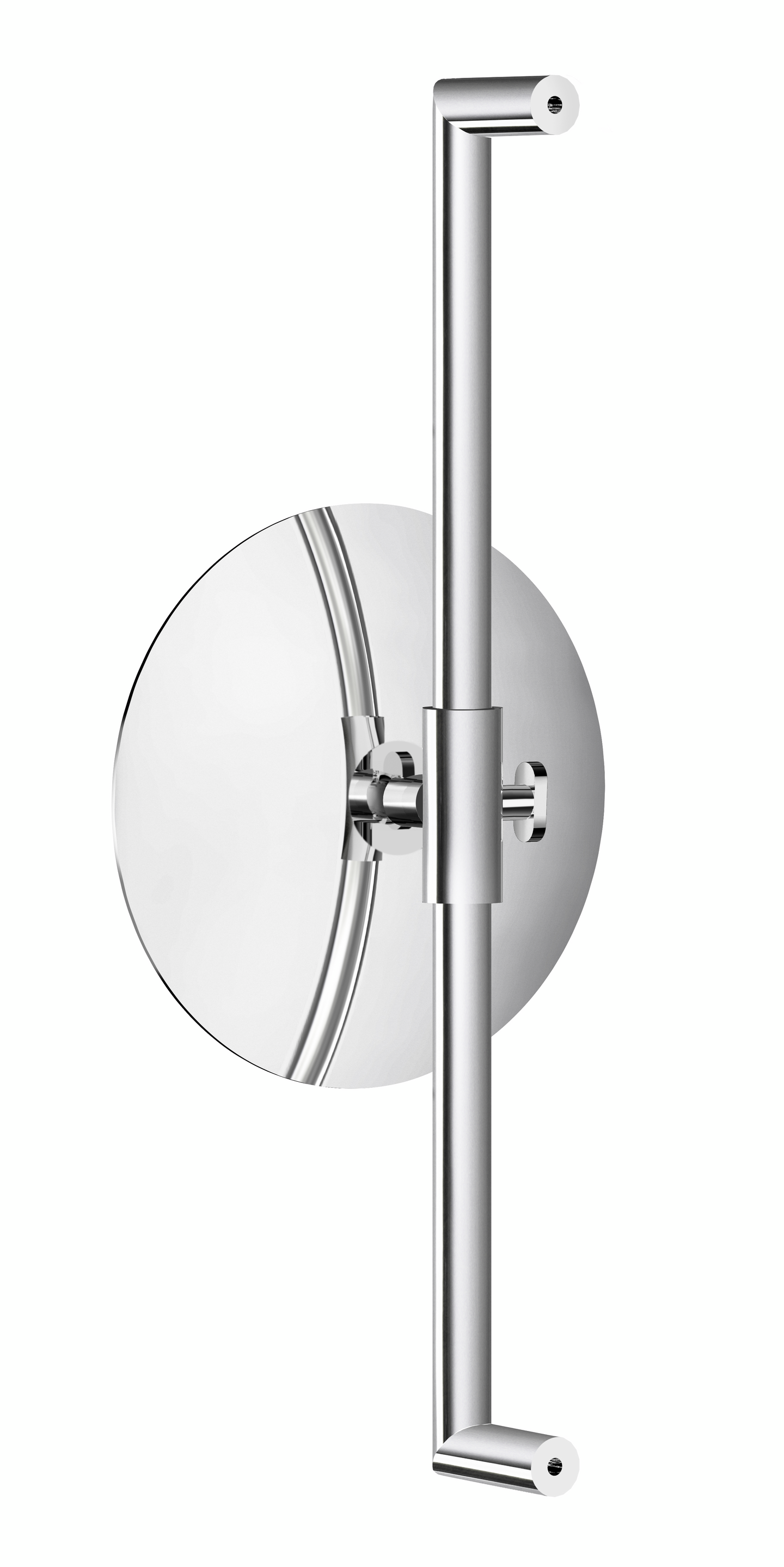 Meikkipeili tangossa säädettävä korkeus Smedbo Outline FK493 kromi  X7