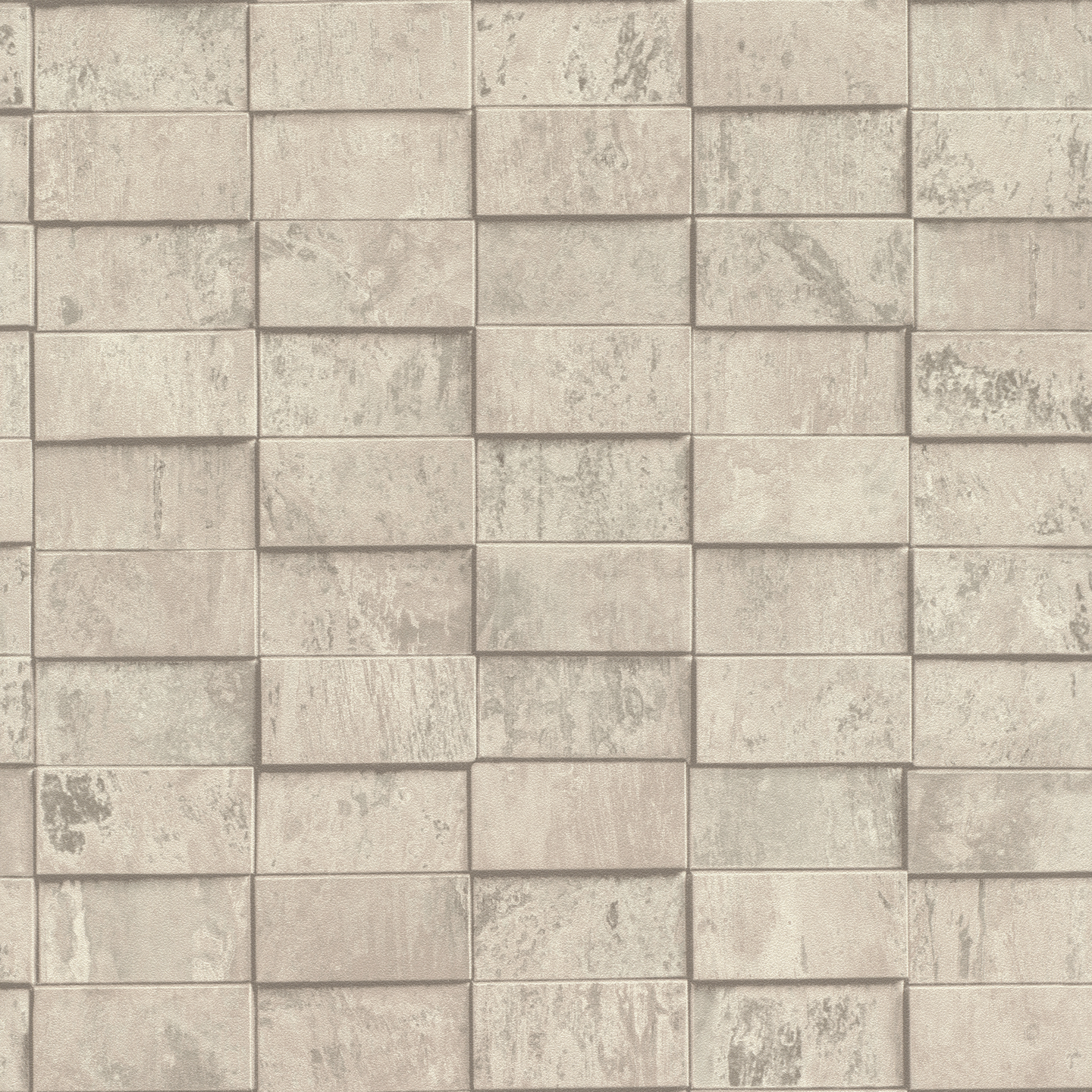 Vinyylitapetti Rasch Factory VI Copper Tile 497151 10,05m