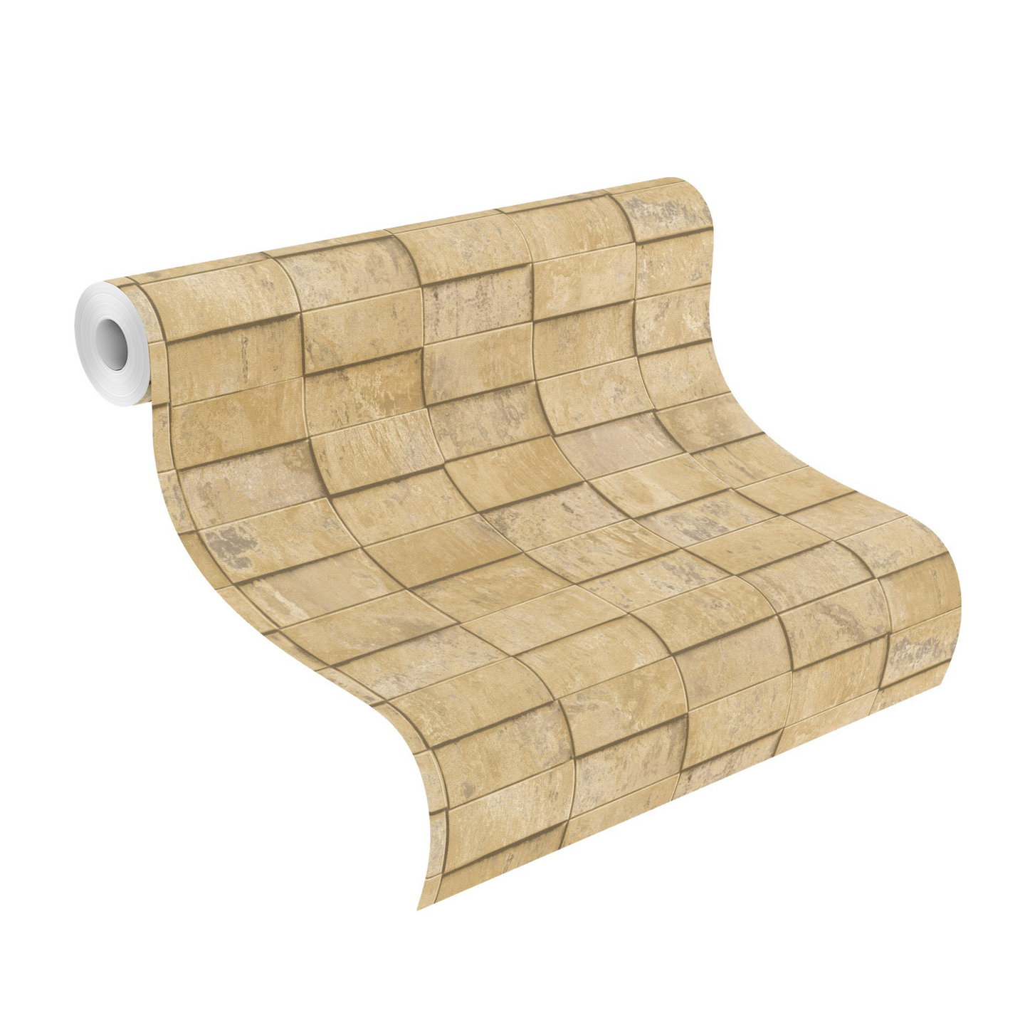 Vinyylitapetti Rasch Factory VI Copper Tile 497144 10,05m