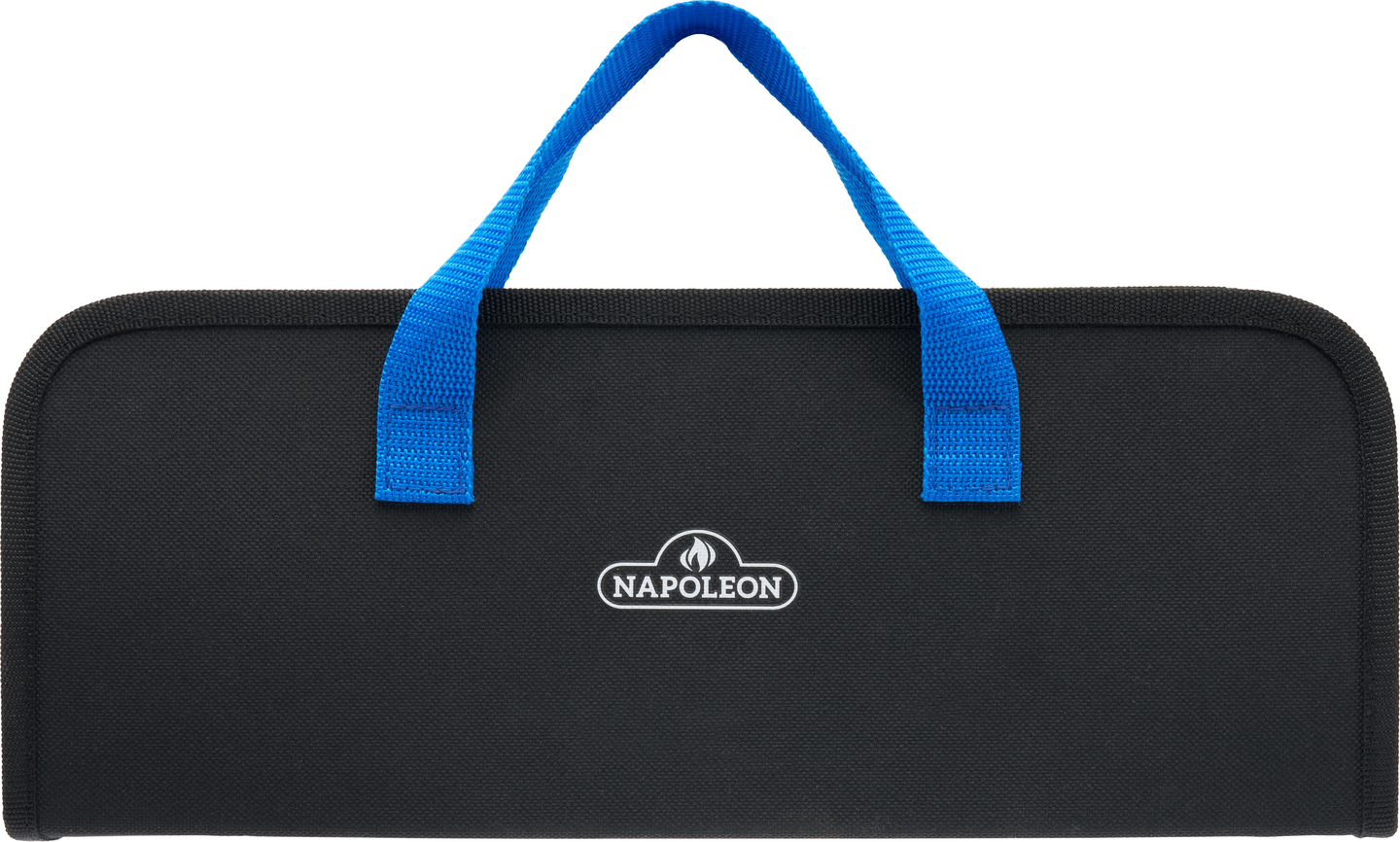 Grillaustarvikkeet kantokassissa Napoleon 3-osainen