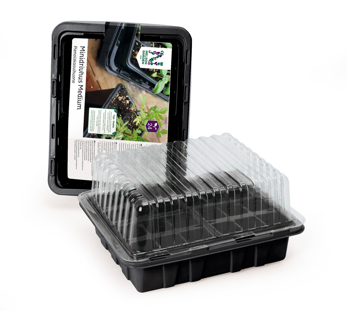 Pienoiskasvihuone Medium kennolevyillä