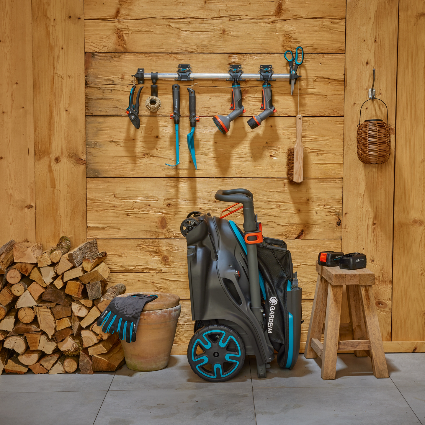 Akkuruohonleikkuri GARDENA PowerMax Duo 46/36V P4A 2x2,5Ah