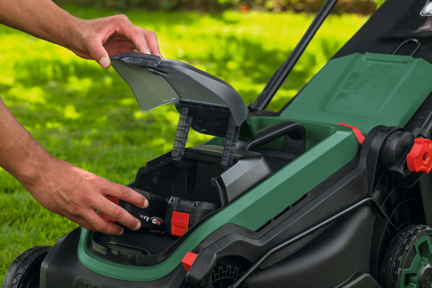 Akkuruohonleikkuri Bosch Rotak 18V2-38 Solo