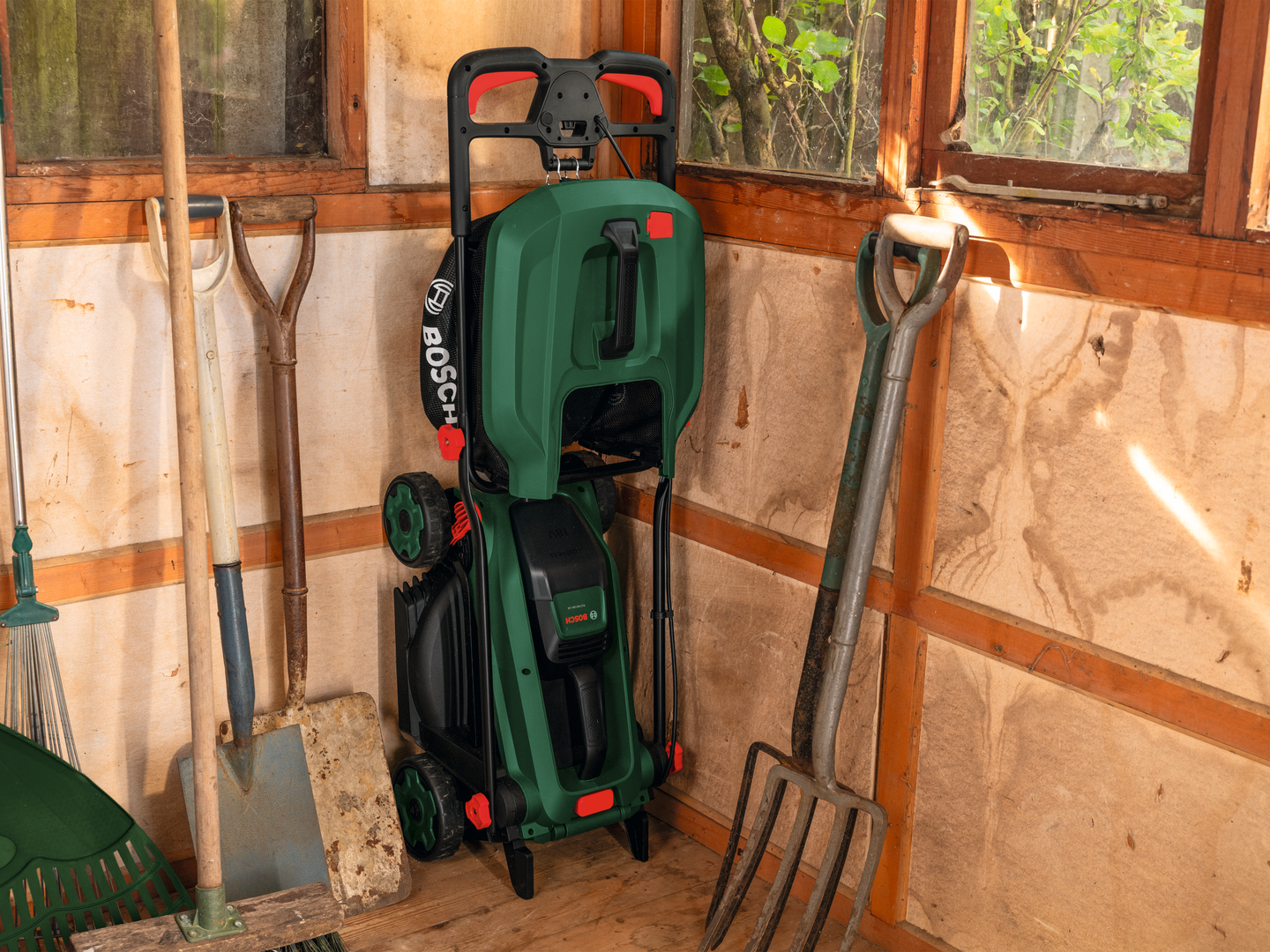 Akkuruohonleikkuri Bosch Rotak 18V-34 1x4Ah