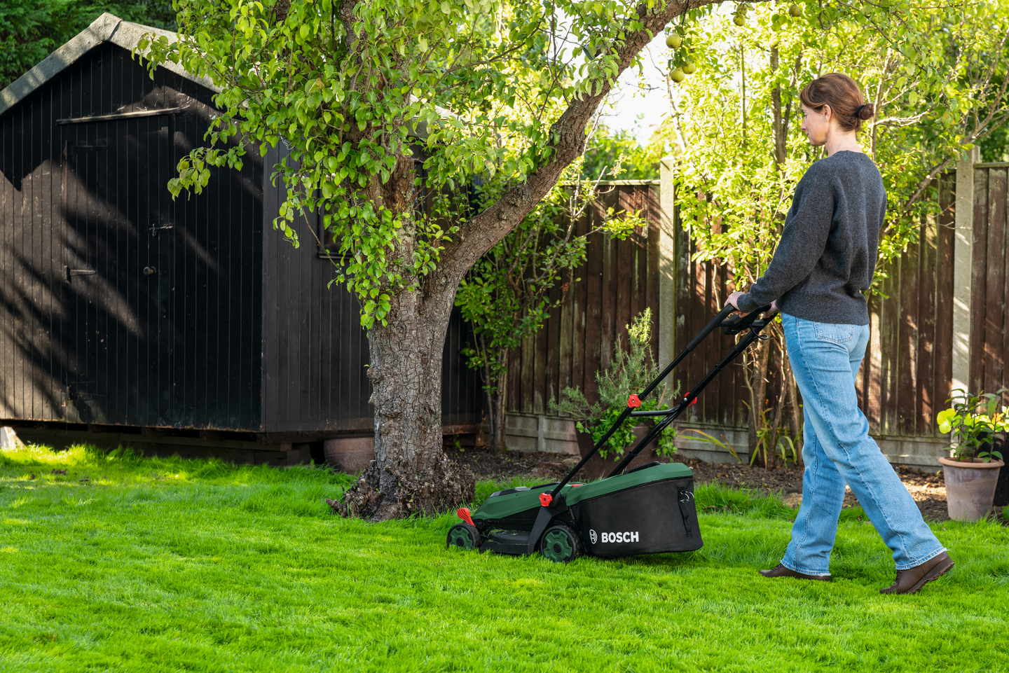 Akkuruohonleikkuri Bosch Rotak 18V-34 Solo